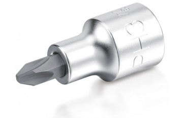 Головка торцевая с вставкой 1/2" PH3 L=55 мм TOPTUL BCAA16P3