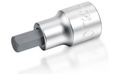 Головка торцевая с шестигранной вставкой HEX 1/2" 17 мм L=55 мм TOPTUL BCDA1617