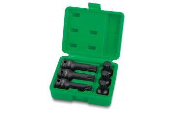 Набор ударных головок SPLINE 1/2'' M14, M16, M18, 6 предметов TOPTUL GDAI0601