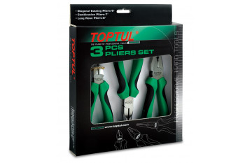 Набор губцевого инструмента 3 предмета TOPTUL GAAE0302
